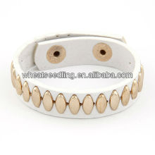 2013 Fashion Plain Rivet Leather Bracelet 11022677